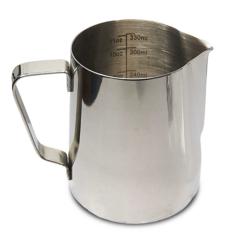 IMIX Stainless milk frothing pitcher with scale inside 350 cc. (Thickly) 1610-238