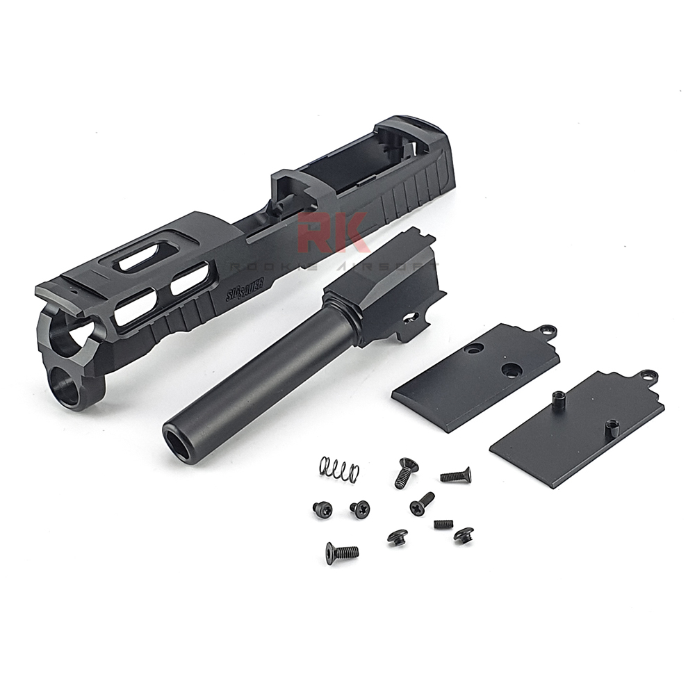 Bomber CNC Aluminum PRO-CUT (3.9 inch) Slide Kit for SIG AIR P320 M18 (Black)