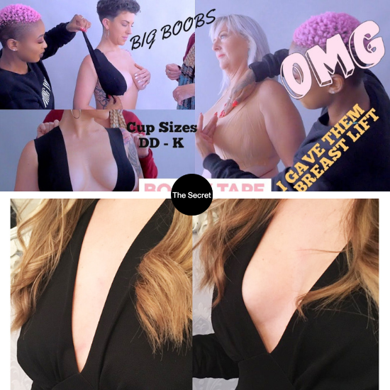 BOOB TAPE The Secret แถมฟรี‼️ ซิลิโคนปิดจุก เทปแปะกันโป๊ เทปผ้า เทปแปะอก เทปกาว เทปยกกระชับ