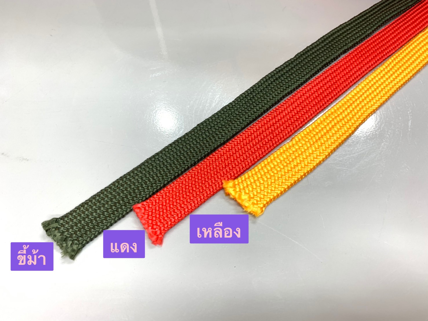 ตัดเชือกแบน 6หุล (1เมตร)