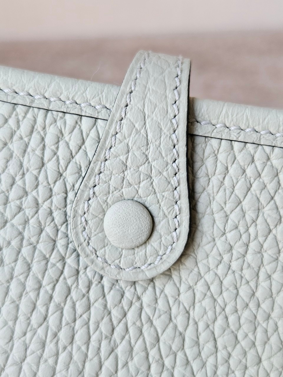 Hermes Evelyne mini size16 stamp B (2023) สี Gris Neve
