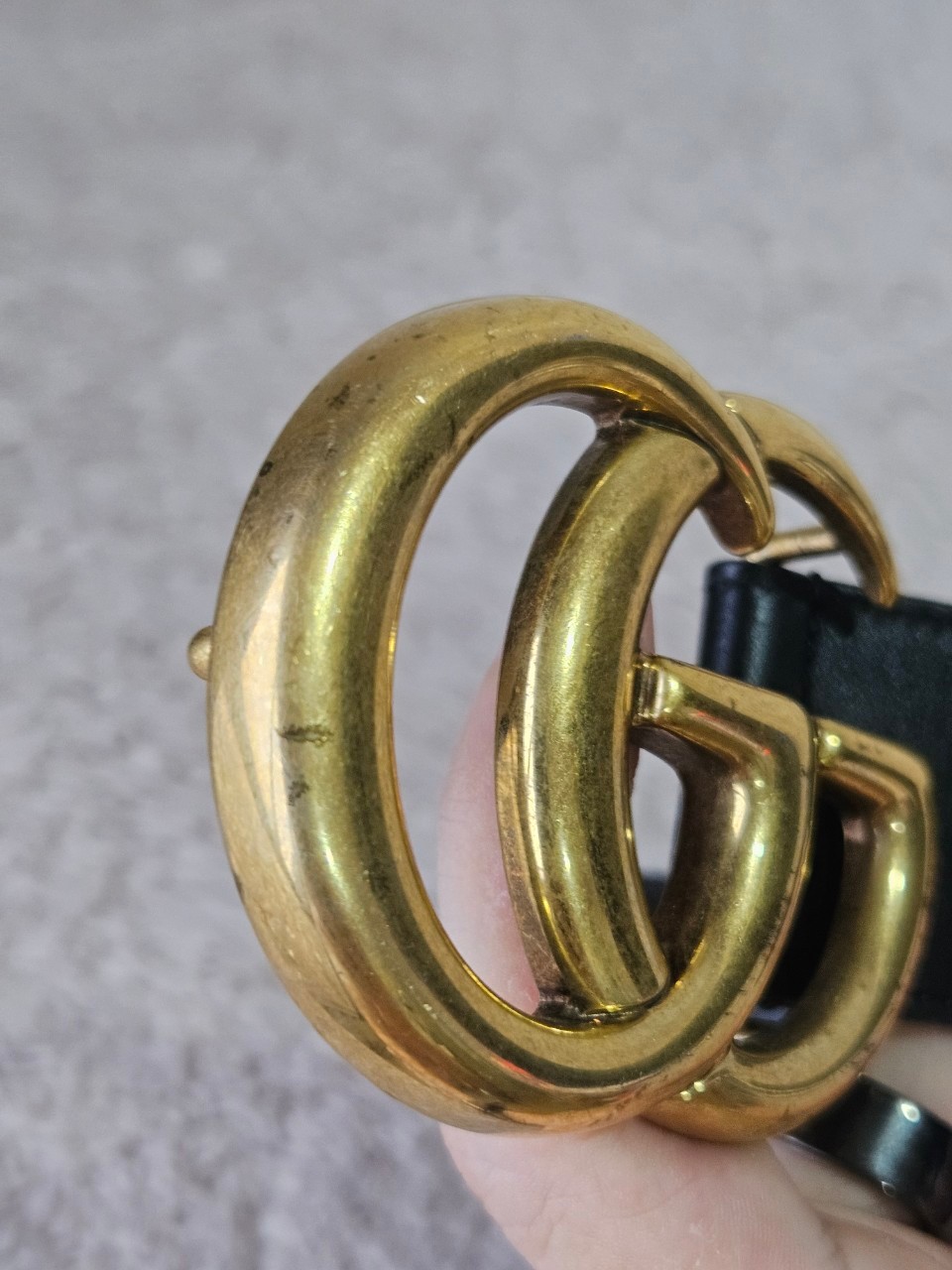 Gucci 400593 GG Marmonot Wide Belt