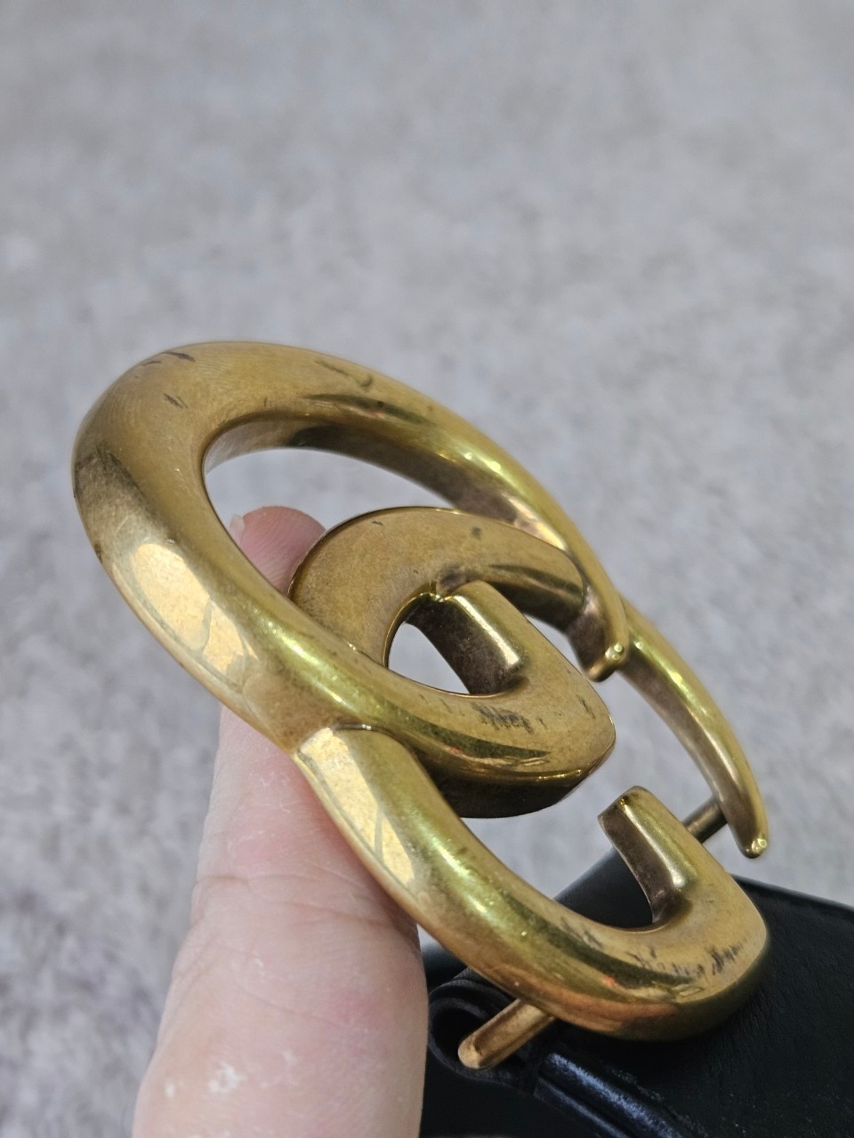 Gucci 400593 GG Marmonot Wide Belt