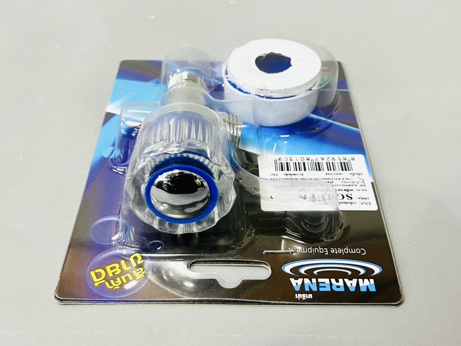 ก๊อกอัดแผงฝักบัวหัวแก้ว SG-11/3