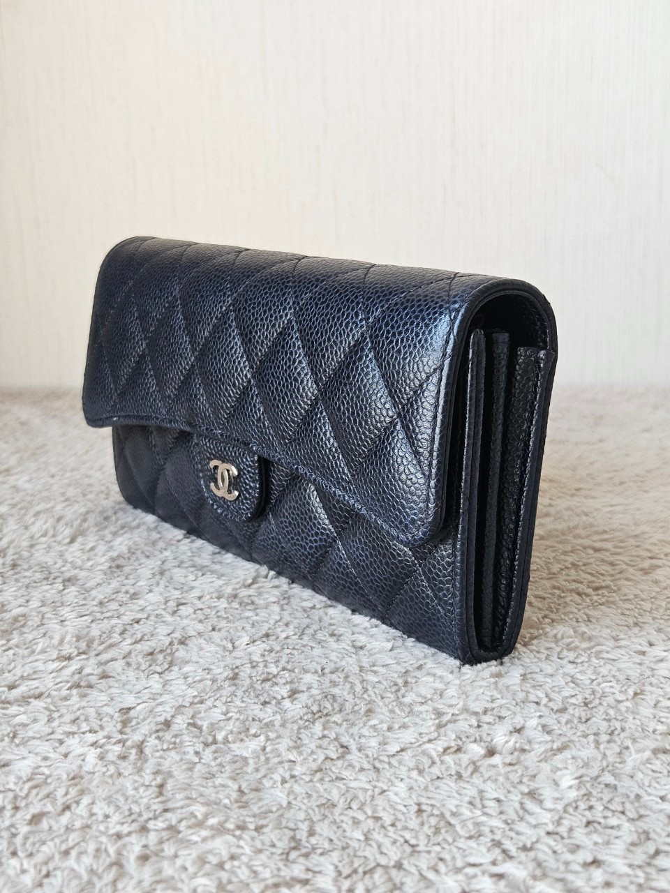 Chanel Sarah Black Cavier SHW