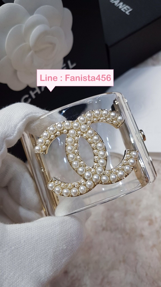 กำไล ชาแนล งาน Hiend Chanel pearl cuff