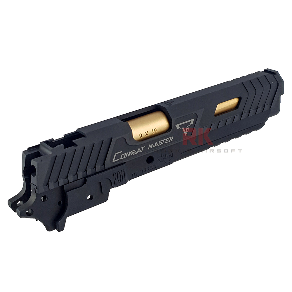 NOVA CNC Aluminum JW3 TTI 2011 Combat Master Set (5.4 inch) for Marui Hi-CAPA (Black)
