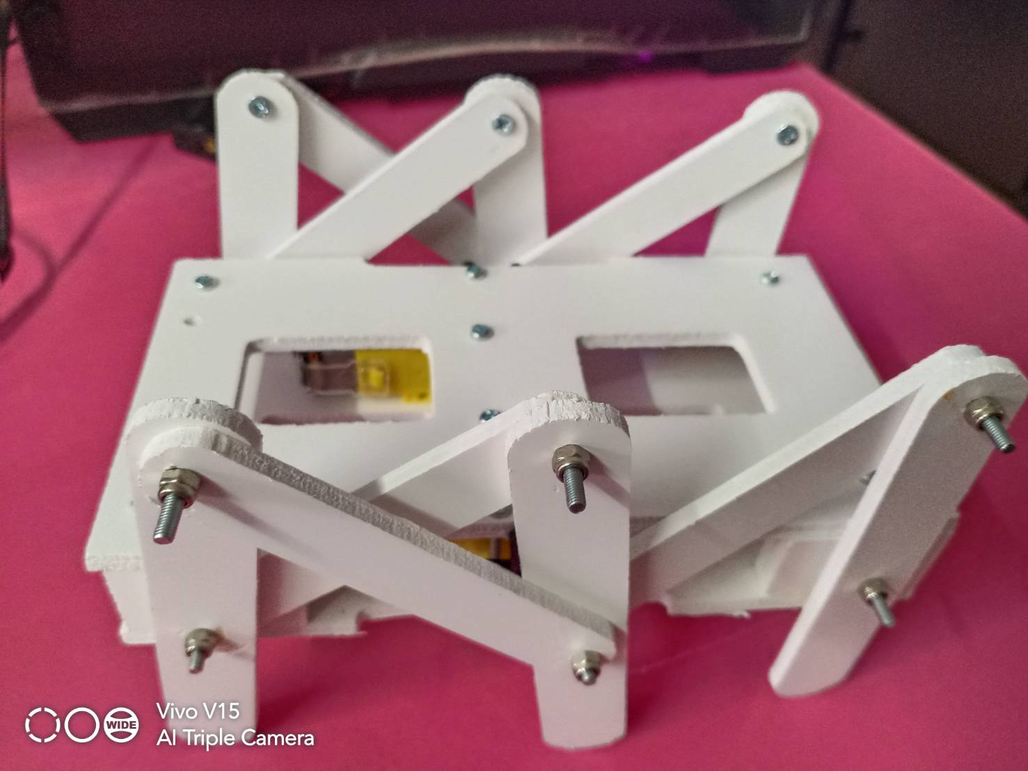 ชุดโครงสร้างหุ่นยนต์ขาเดินพื้นฐานพร้อมมอเตอร์ Ex