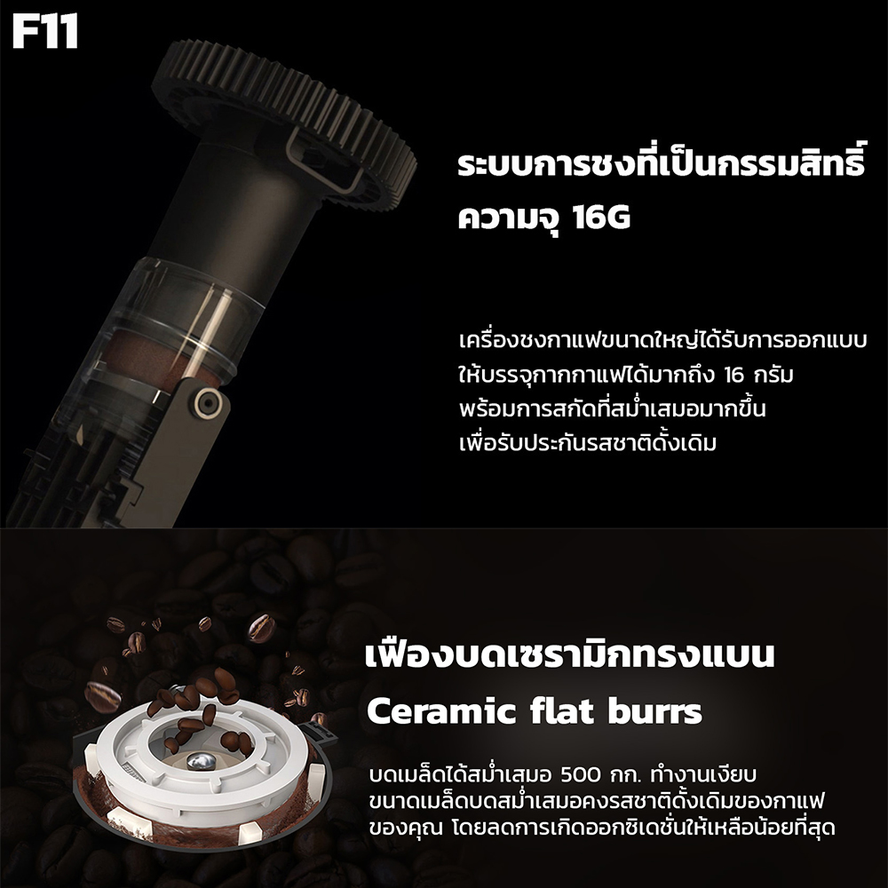 เครื่องชง Dr.coffee F11 Big plus แท้งค์น้ำ 8 ลิตร (ด็อกเตอร์คอฟฟี่)