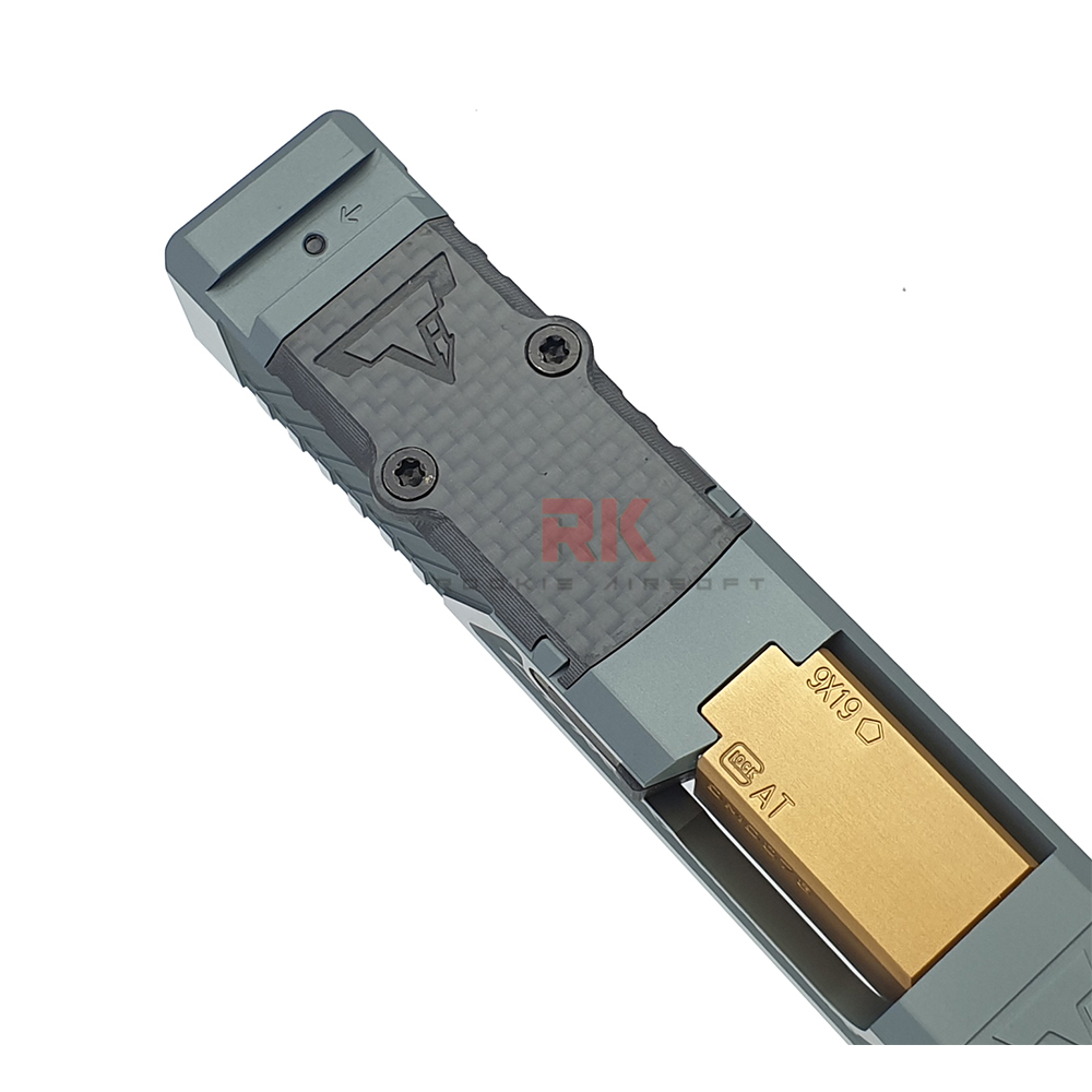 Nova CNC Aluminum TTI G17 RMR Slide Kit for Marui G17 Gen3 (Matte Silver)