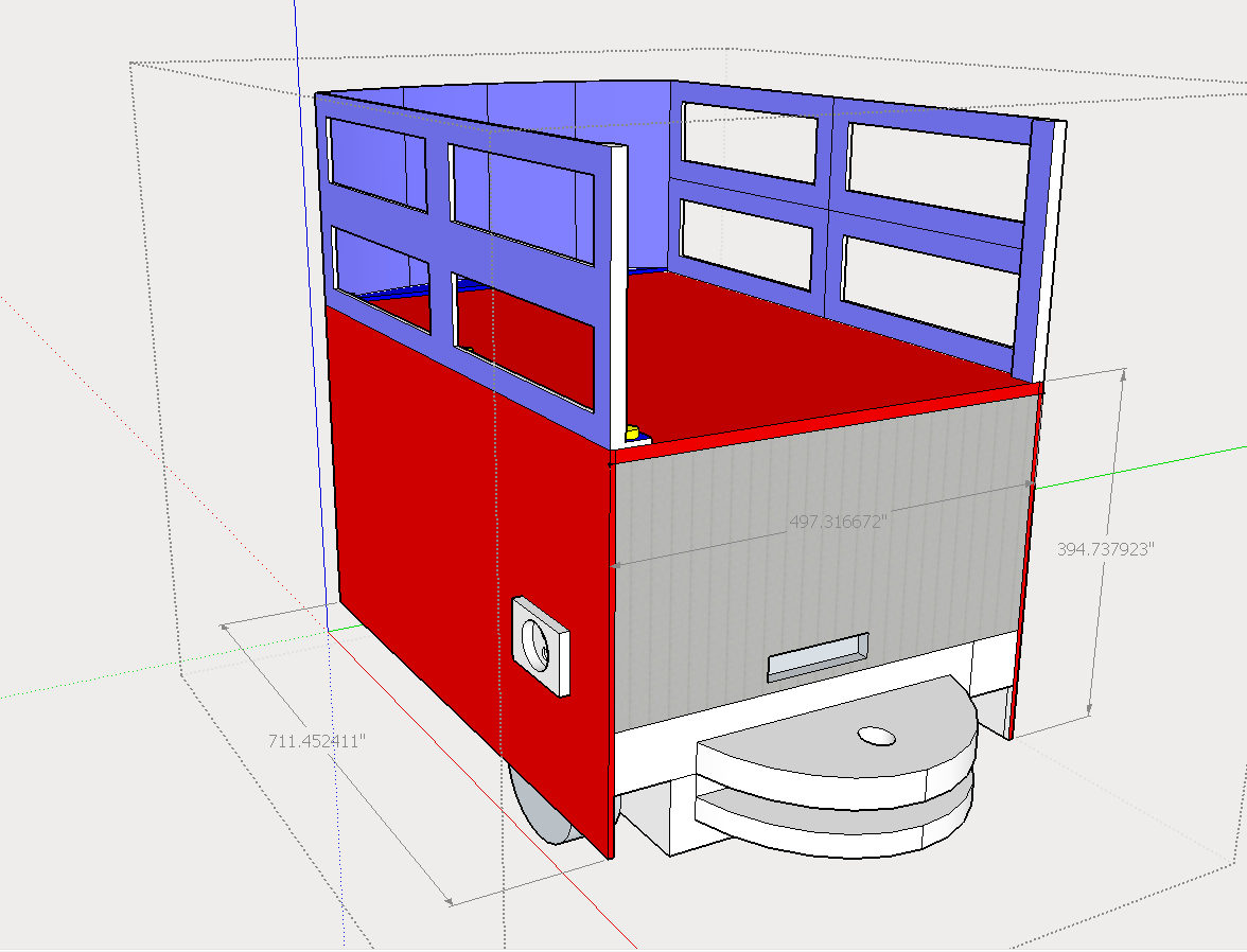 หุ่นยนต์ส่งของ บริการขนาดใหญ่(เฉพาะตัวหุ่นยนต์)