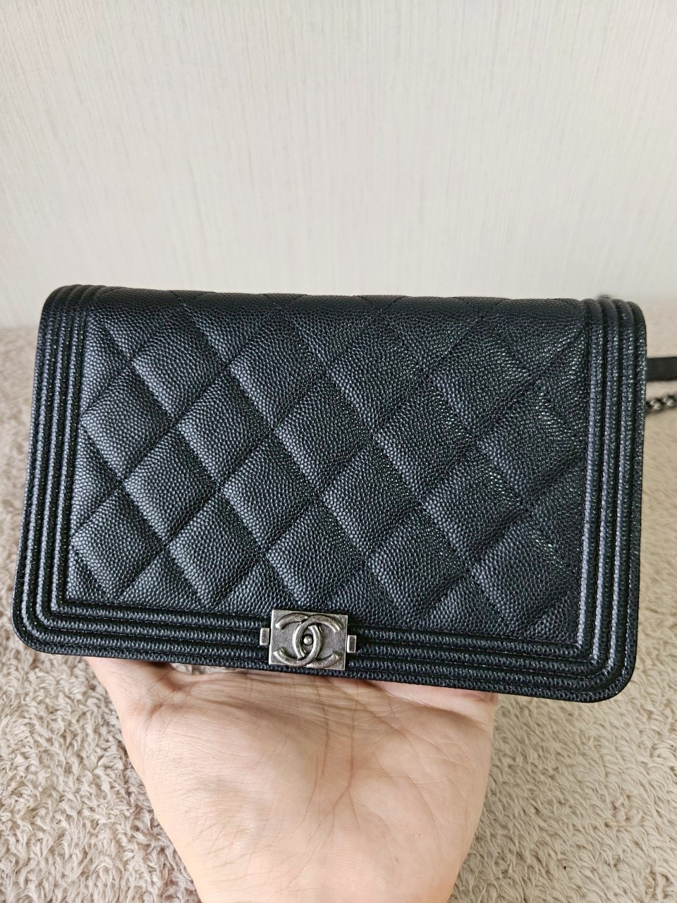 Chanel WOC Boy Cavair