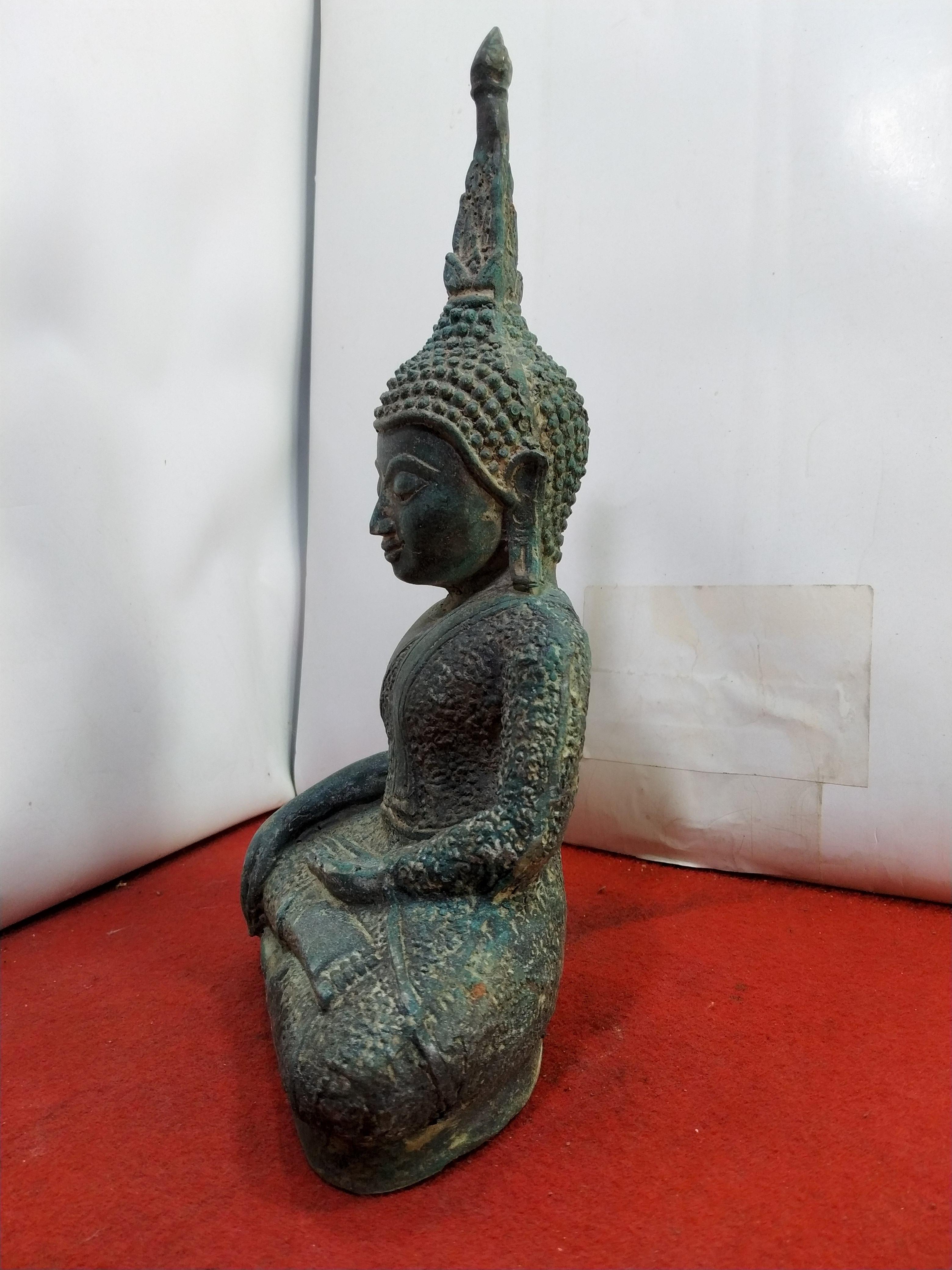 พระเชียงรุ้ง ปางฤดูฝน หน้าตัก 5 นิ้ว เนื้อโลหะสำริด