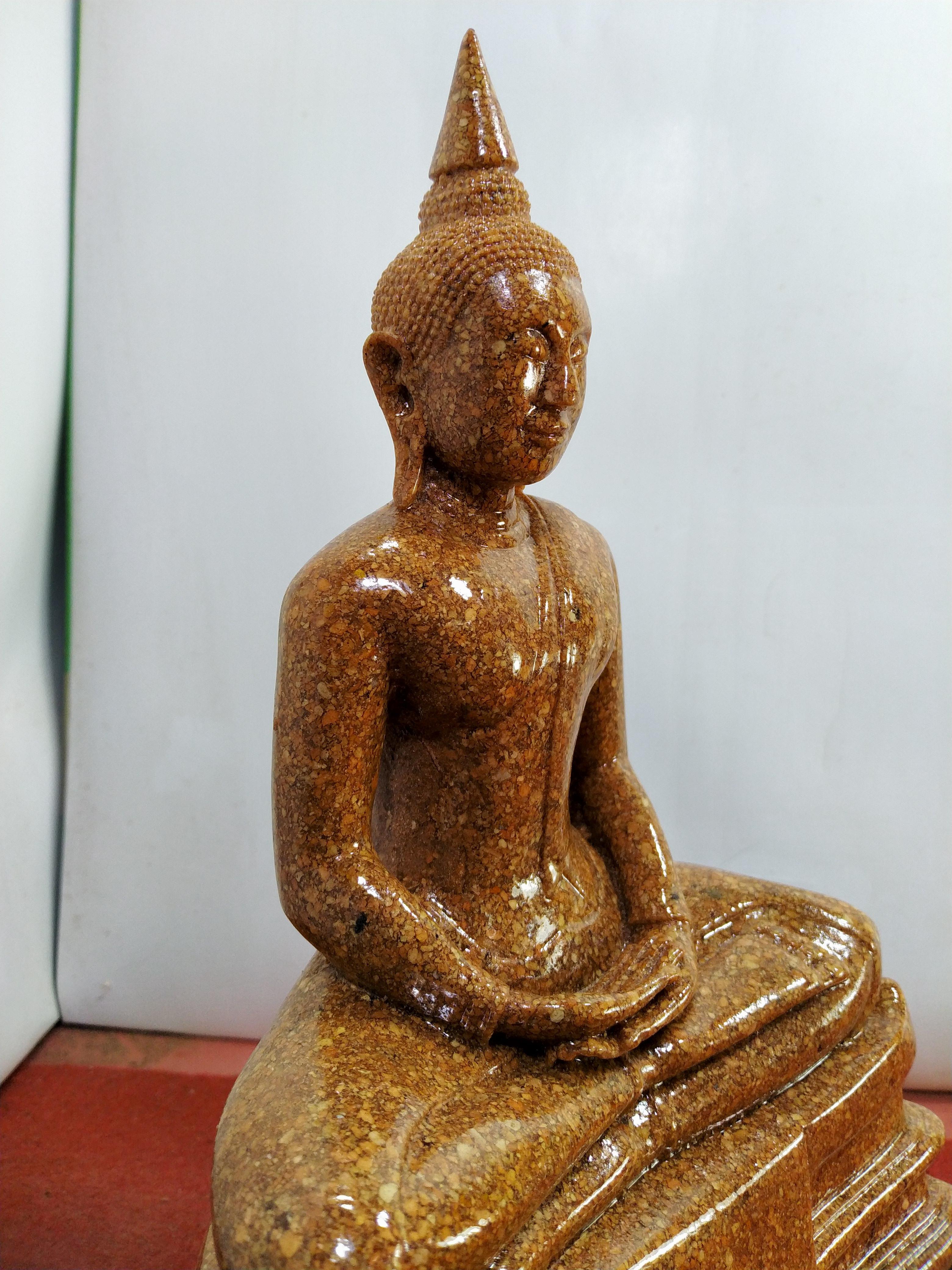 หลวงพ่อโสธร เนื้อกระเบื้องหลังคาโบสถ์ วัดโสธรฯ ฉะเชิงเทรา หน้าตัก 5 นิ้ว