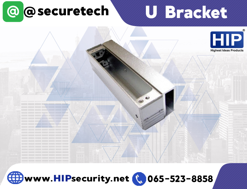 HIP ชุดกลอนแม่เหล็กไฟฟ้า Electric Lock รุ่น U Bracket For Bolt