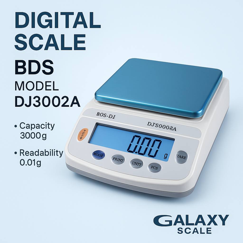 BDS เครื่องชั่งดิจิตอล 3000g ค่าละเอียด 0.01g DJ3002A