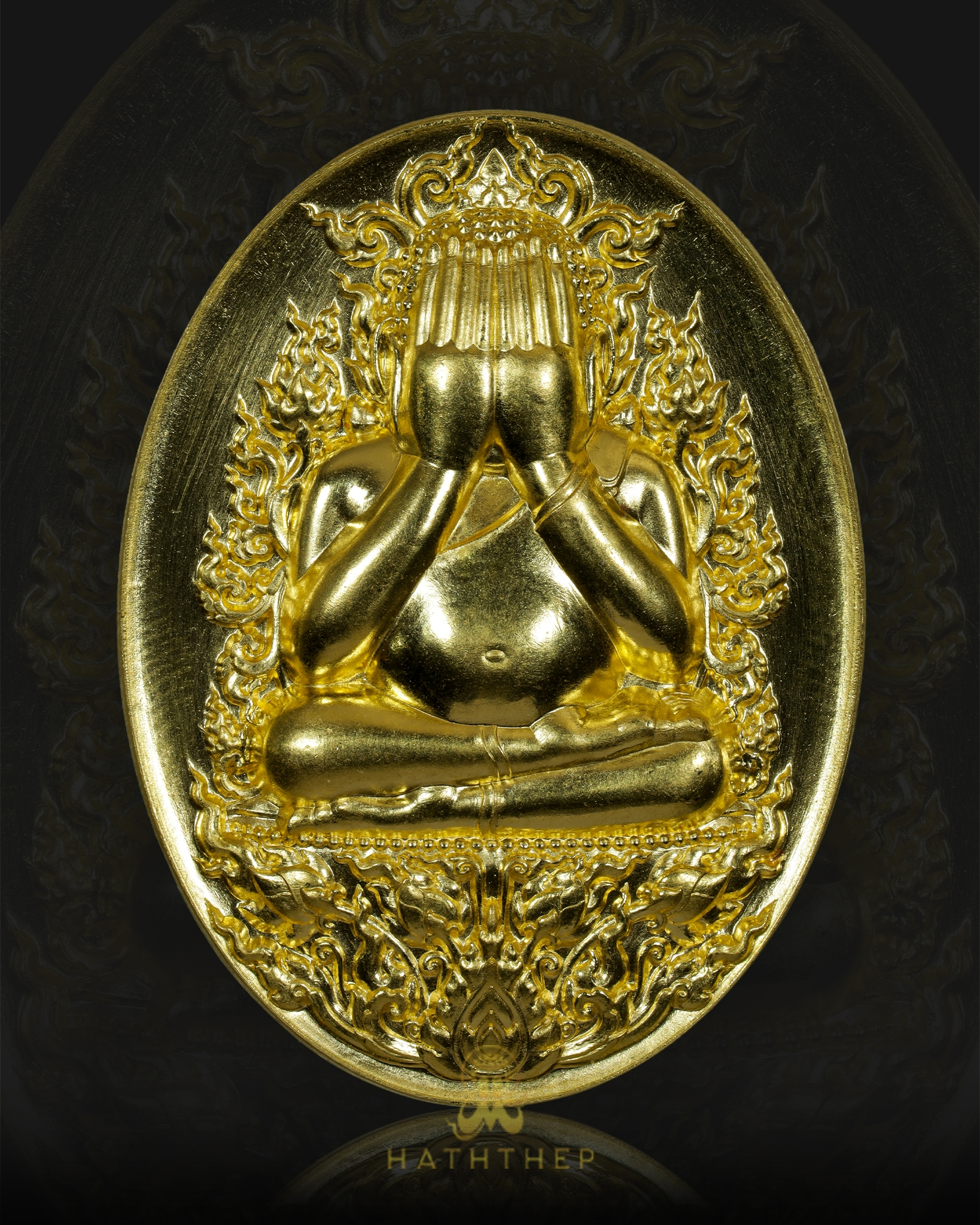 เหรียญปิดตารุ่นเหนือบารมี หลวงปู่โต๊ะ เนื้อทองคำ