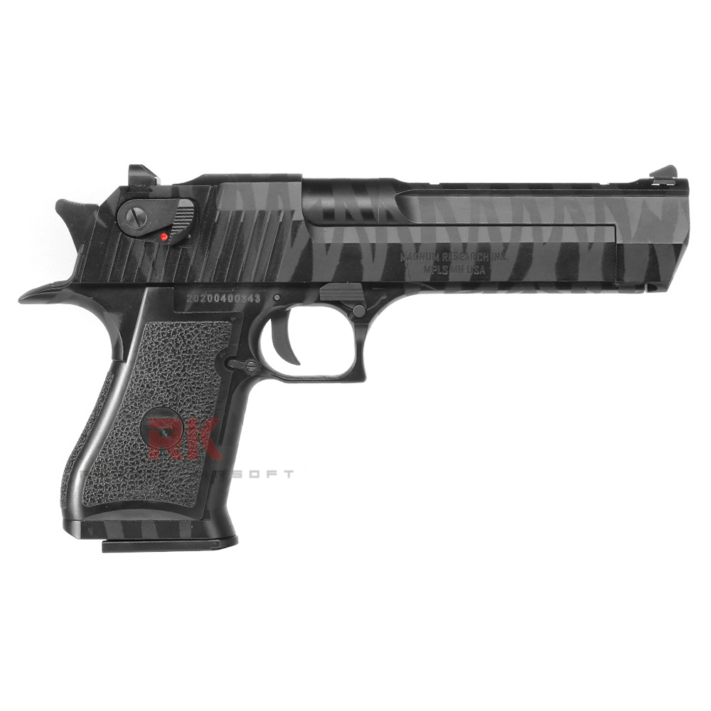 Cybergun / WE Desert Eagle Tiger Stripe .50AE GBB Pistol (Black)
