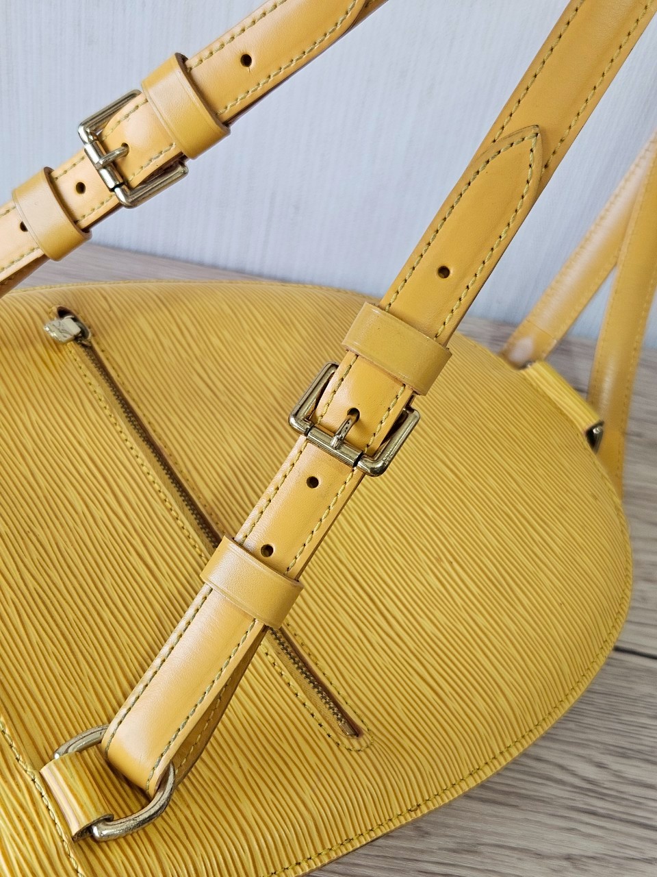 LV Yellow Epi Mabillon Backpack