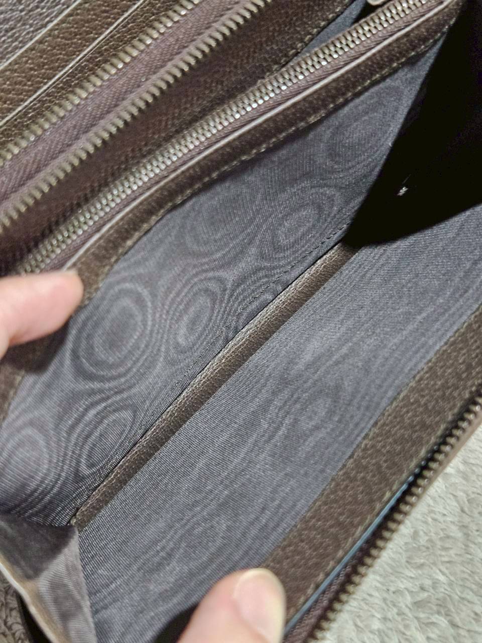 Gucci 575722 Ophidia Shoulder Bag Supreme Beige Brown