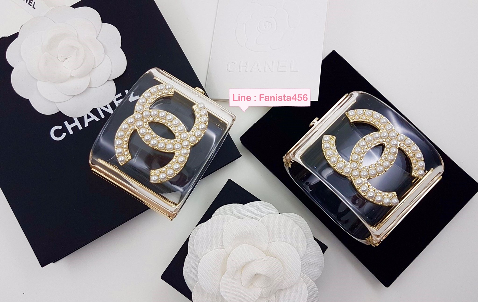 กำไล ชาแนล งาน Hiend Chanel pearl cuff