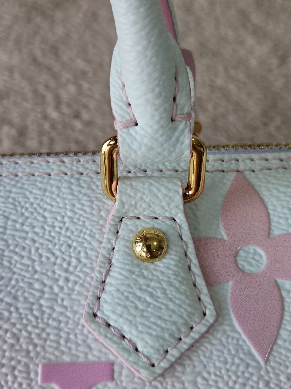 LV Papillon Pastel Sunrise Monogram Microchip