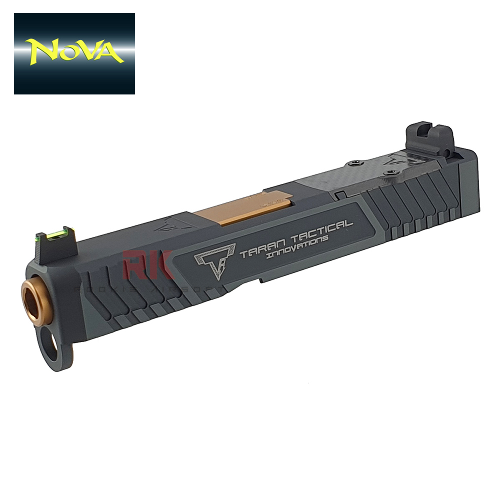Nova CNC Aluminum TTI G26 RMR Slide Kit for Marui G26 (Shiny Black)