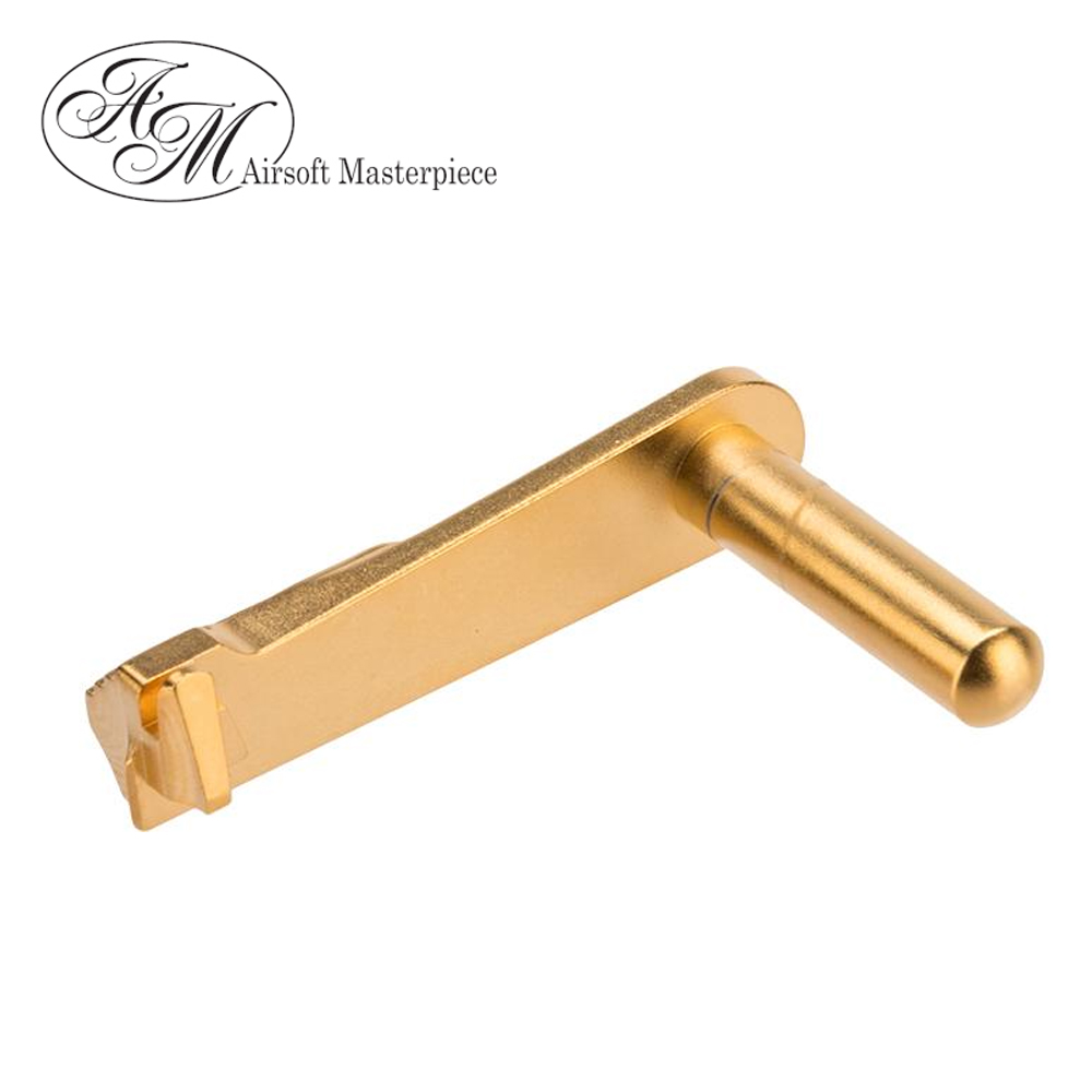 Airsoft Masterpiece CNC Steel Slide Stop - Type 2 (Gold)