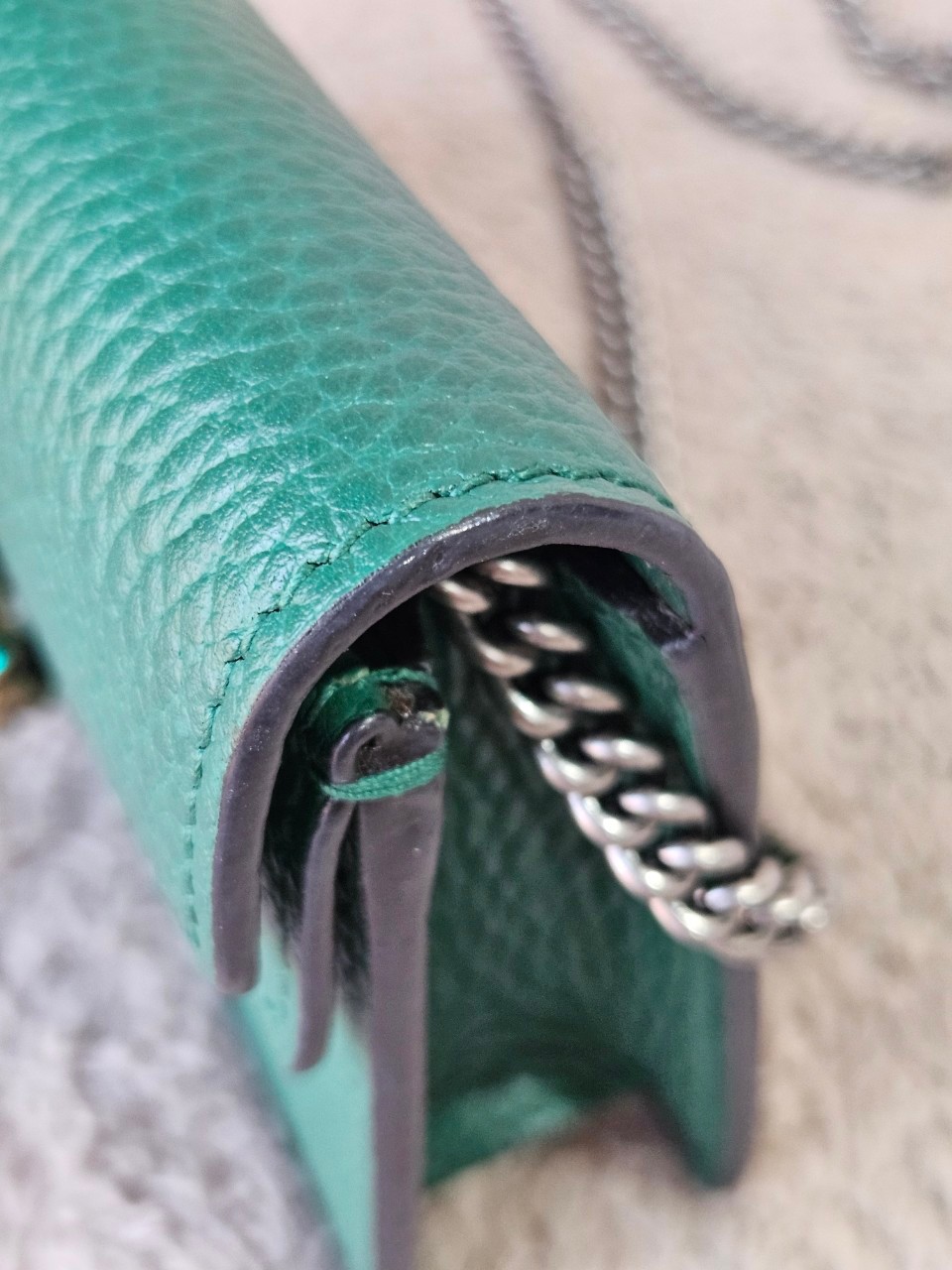 Gucci Dionysus Super Mini Crystal Leather