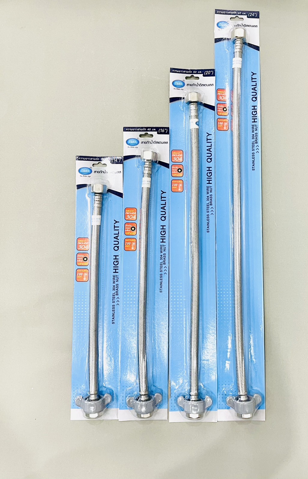 สายน้ำดีถักสแตนเลส DUSS