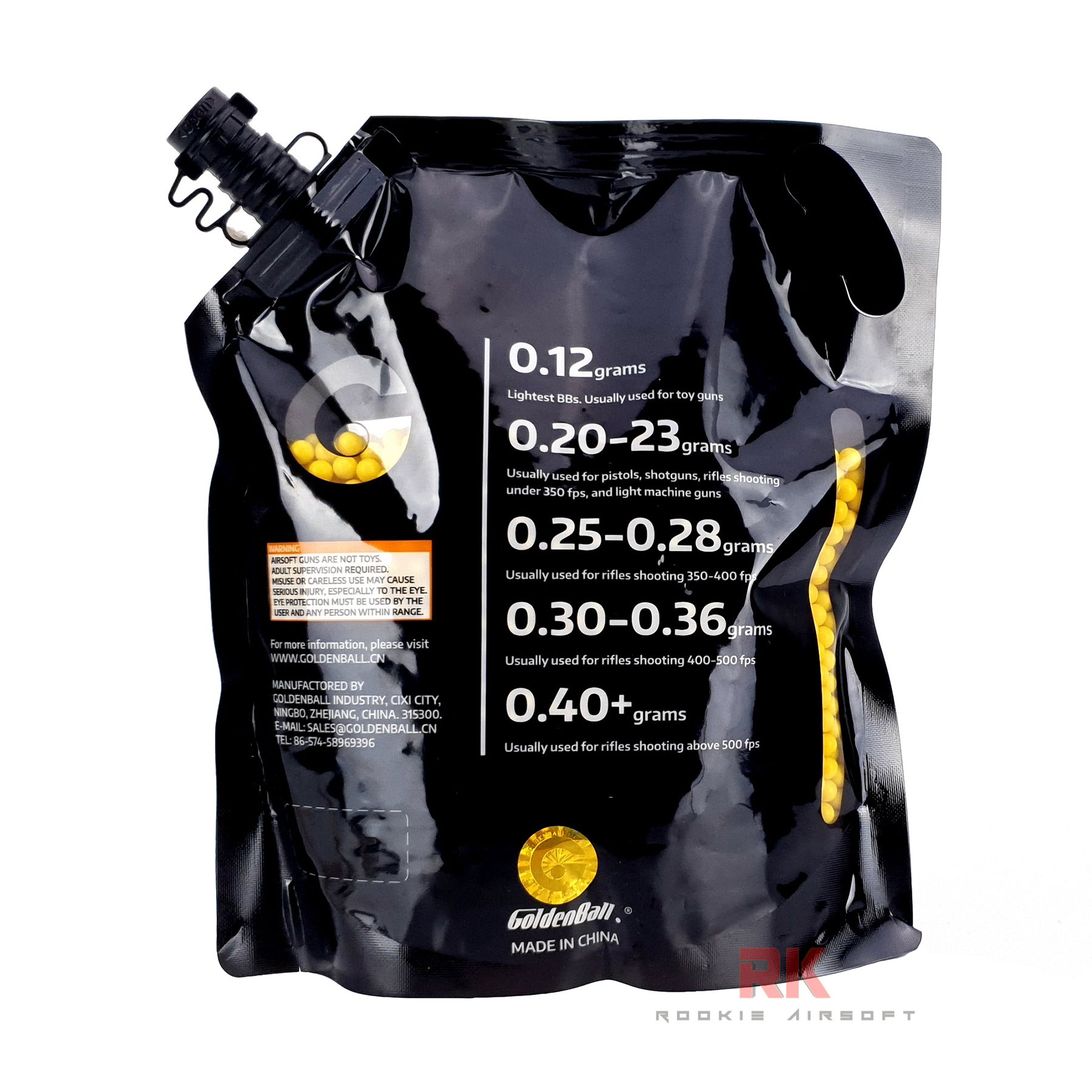 GoldenBall 0.12g (5,000rds) - Yellow