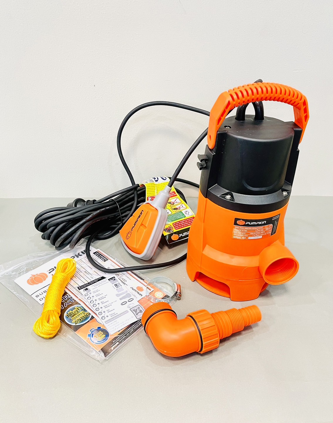 ปั๊มแช่ ดูดน้ำดี/น้ำเสีย 250w พัมคิน WTP250DW