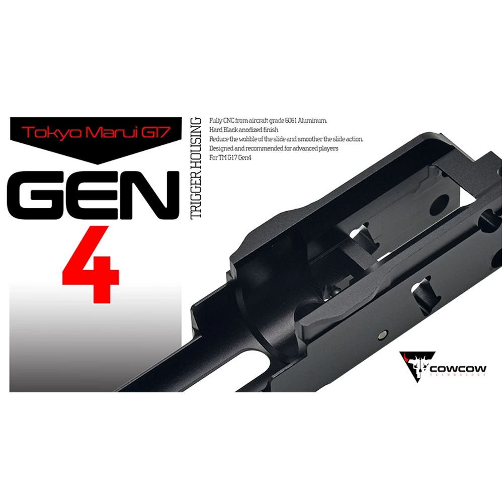 CowCow Enhanced Trigger Housing for Marui G17 Gen4 (Black)