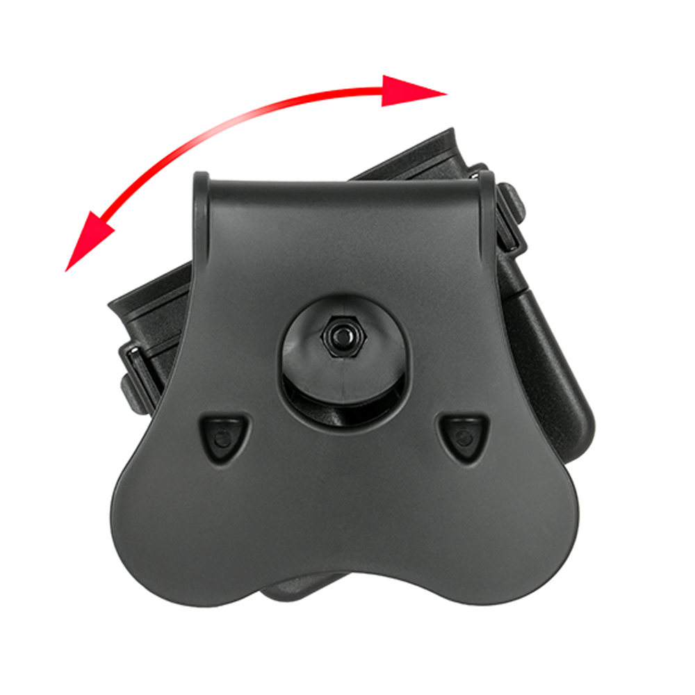 AMOMAX Universal Double Magazine Pouch (Black)