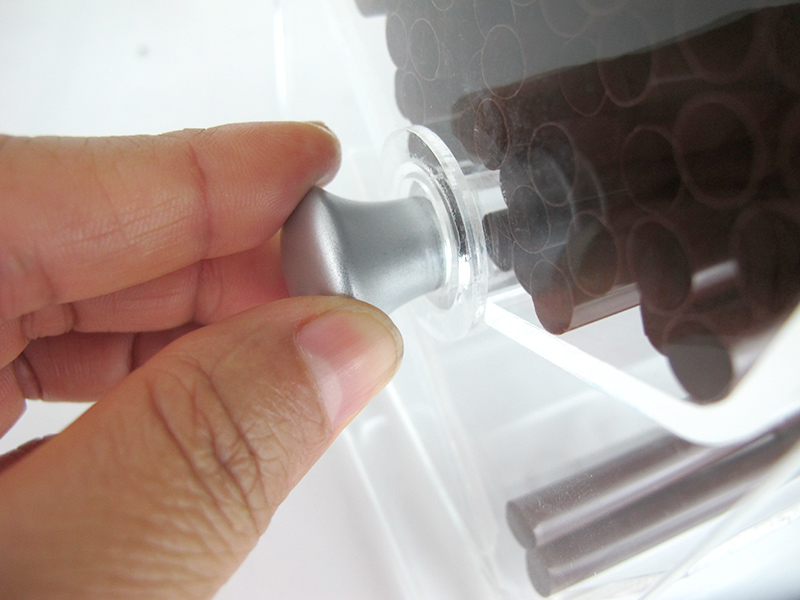 กล่องจ่ายหลอดอะคริลิค Delisio แบบหมุนด้านข้าง 1610-261