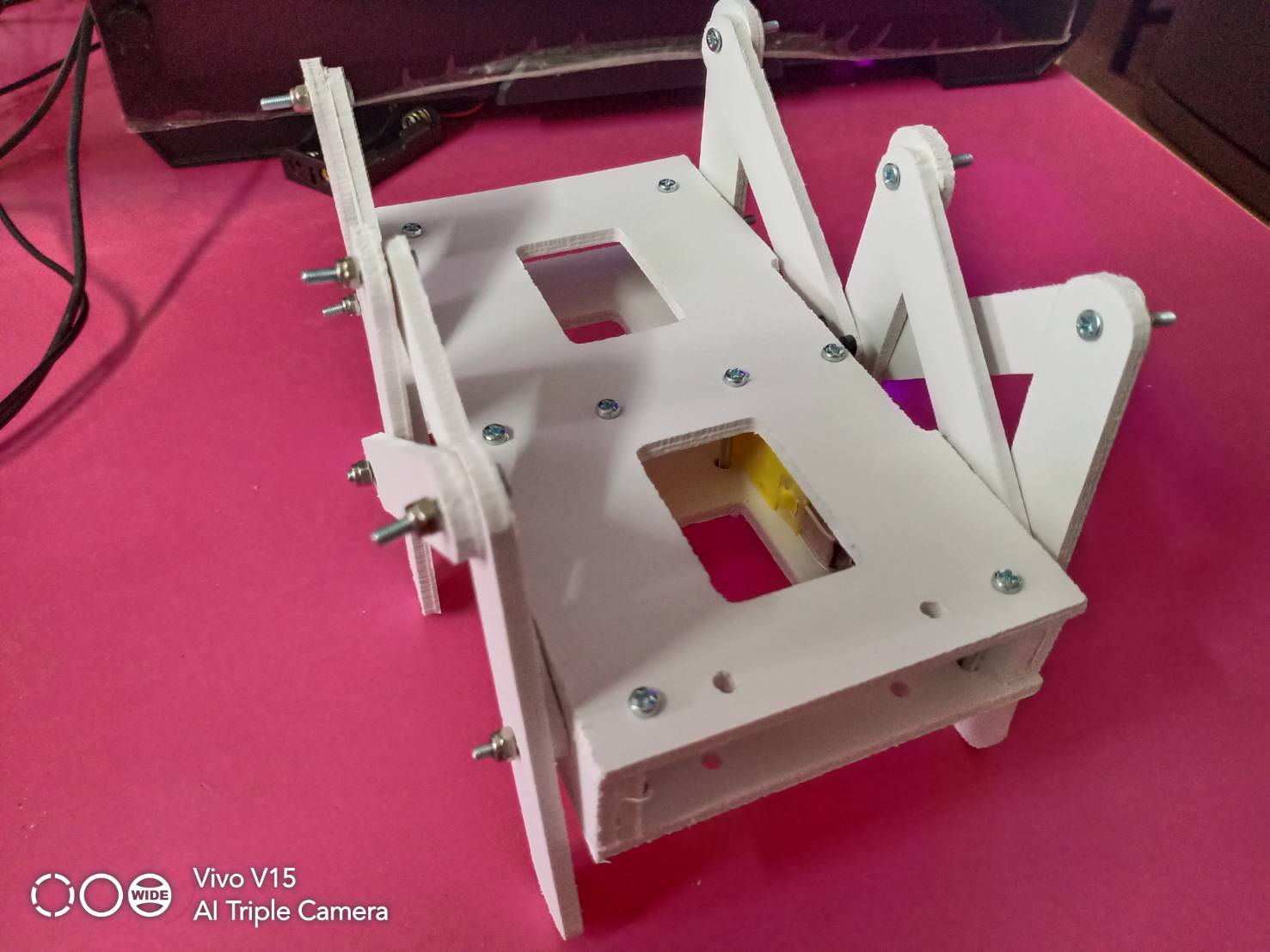 ชุดโครงสร้างหุ่นยนต์ขาเดินพื้นฐานพร้อมมอเตอร์ Ex
