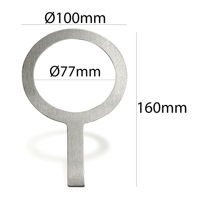 Burner Cheese Ring Cover Fire protection against the glass mouth