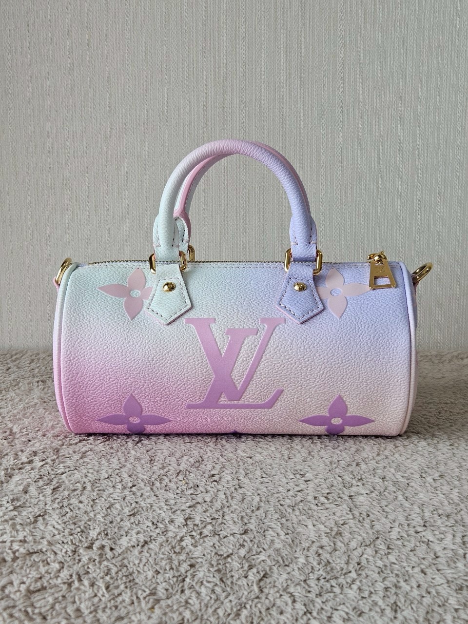 LV Papillon Pastel Sunrise Monogram Microchip