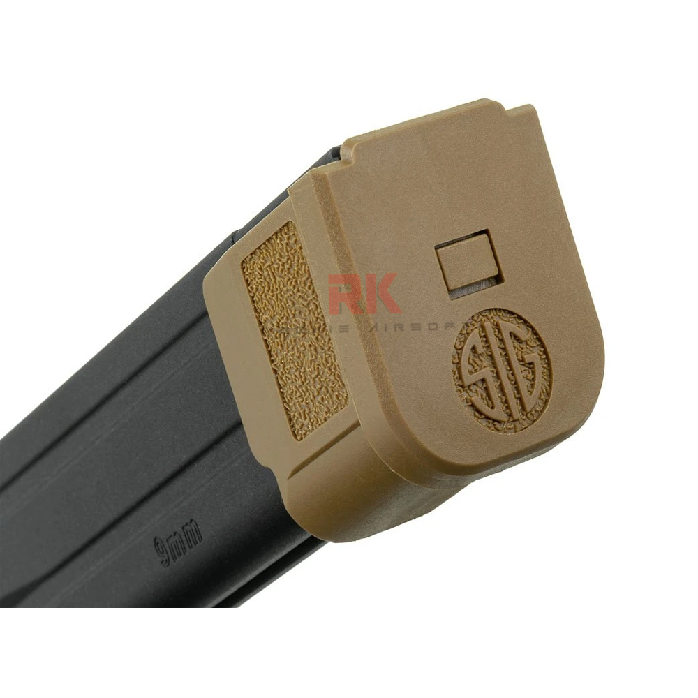 SIG AIR 25rds Magazine for P320 M17 GBB (Green Gas) - Tan