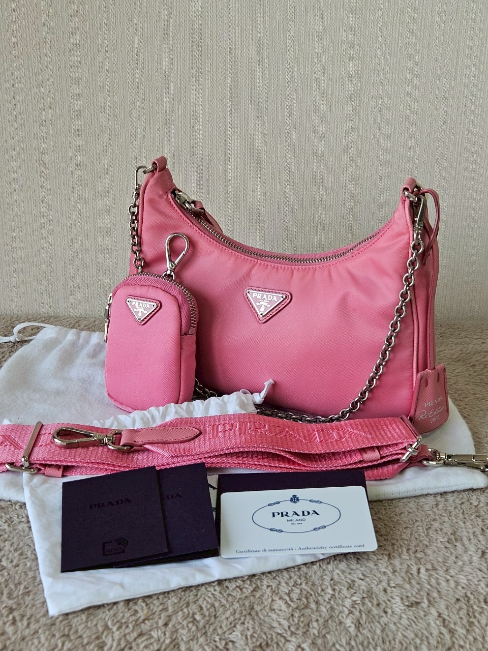 Prada Hobo Re-Edtion with Strap