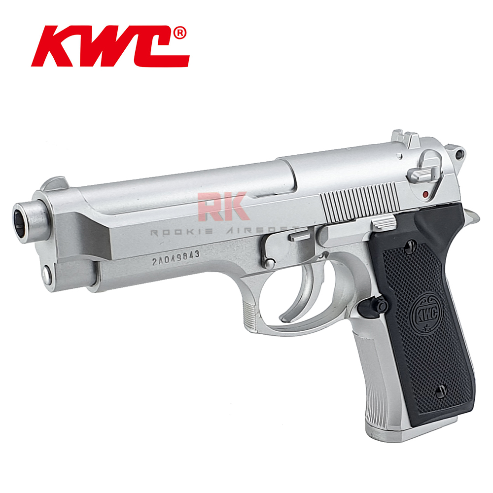 KWC Beretta M92 (Fixed Hop Up Version) Spring Action (Silver)