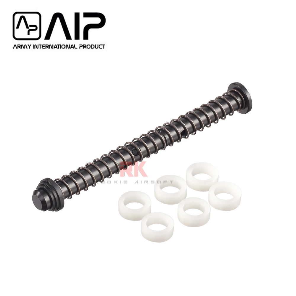 AIP Steel Recoil Spring Guide Rod Set for Marui Marui / VFC G17 Gen3 (Black)