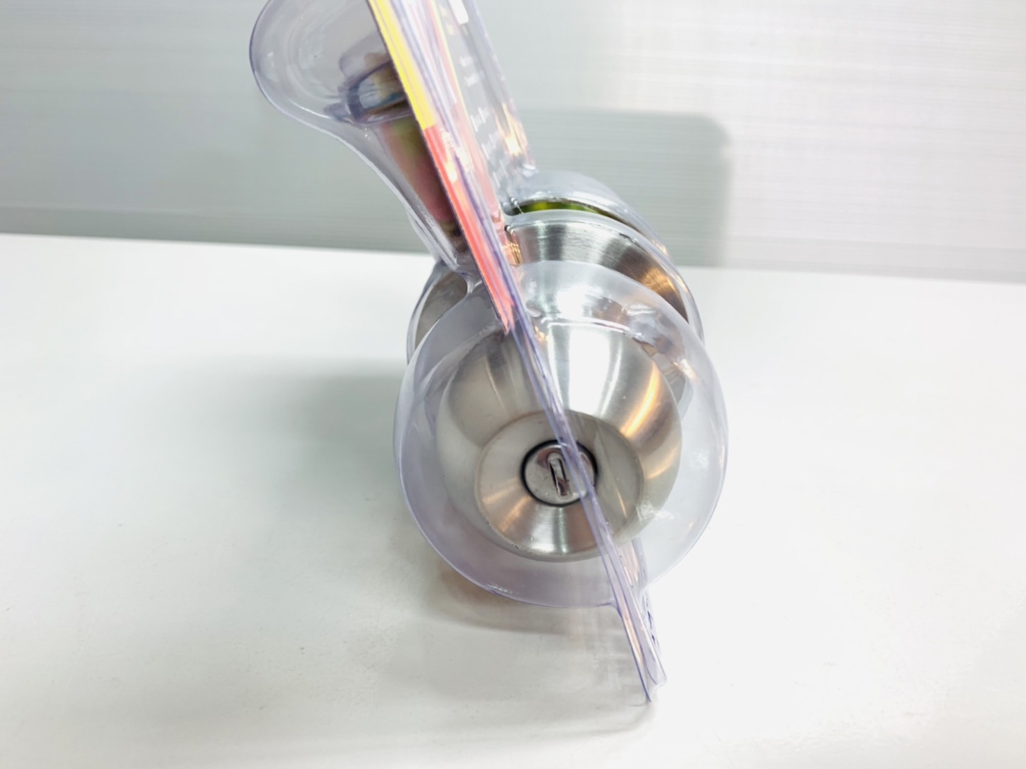 ลูกบิดประตูหัวกลม ห้องน้ำ อัดแผง CTX