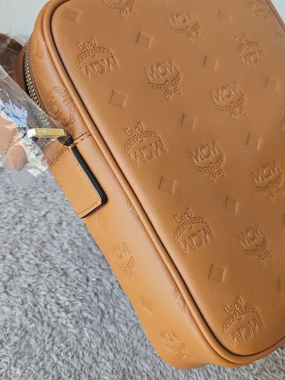 MCM Klassik Leather Crossbody Mini Bag