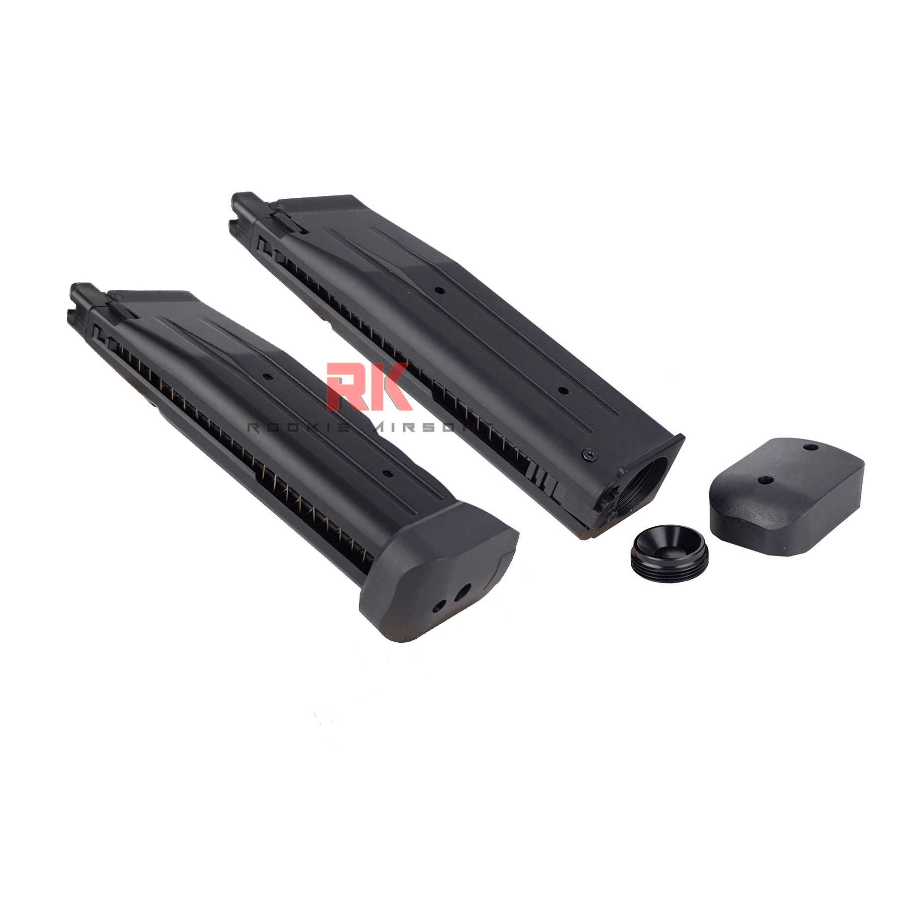 SRC John Wick 3 TTI STI 2011 Combat Master Dual Magazines (Green gas + Co2) GBB - Black