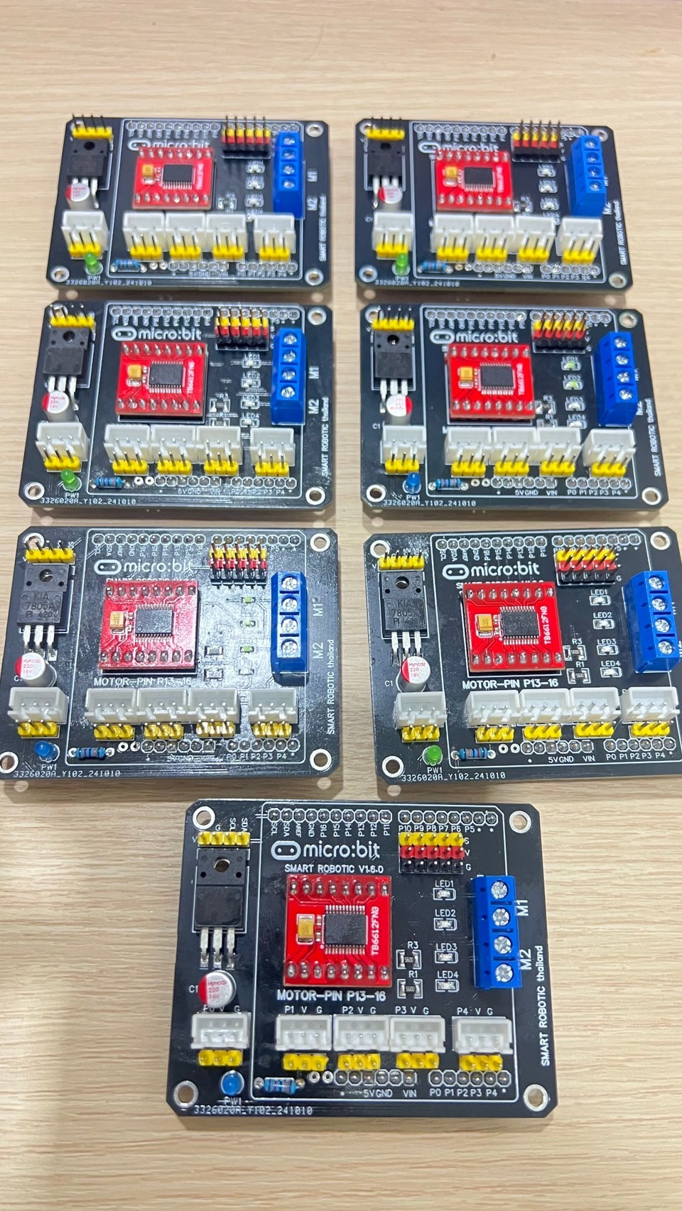 บอร์ดหุ่นยนต์ระดับกลาง พร้อมใช้งาน (ไม่รวมบอร์ดไมโครบิต)