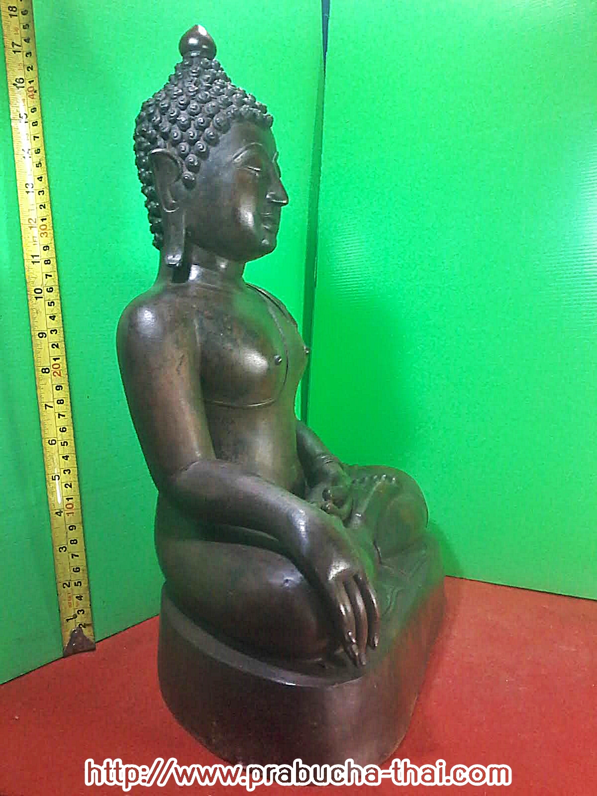 พระเชียงแสน สิง 1 ปางชนะมาร ขัดสมาธิเพชร หน้าตัก 12 นิ้ว