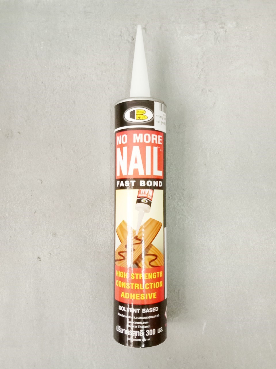 กาวตะปู บอสนี่ no more nail สูตรแห้งไว 300ml.