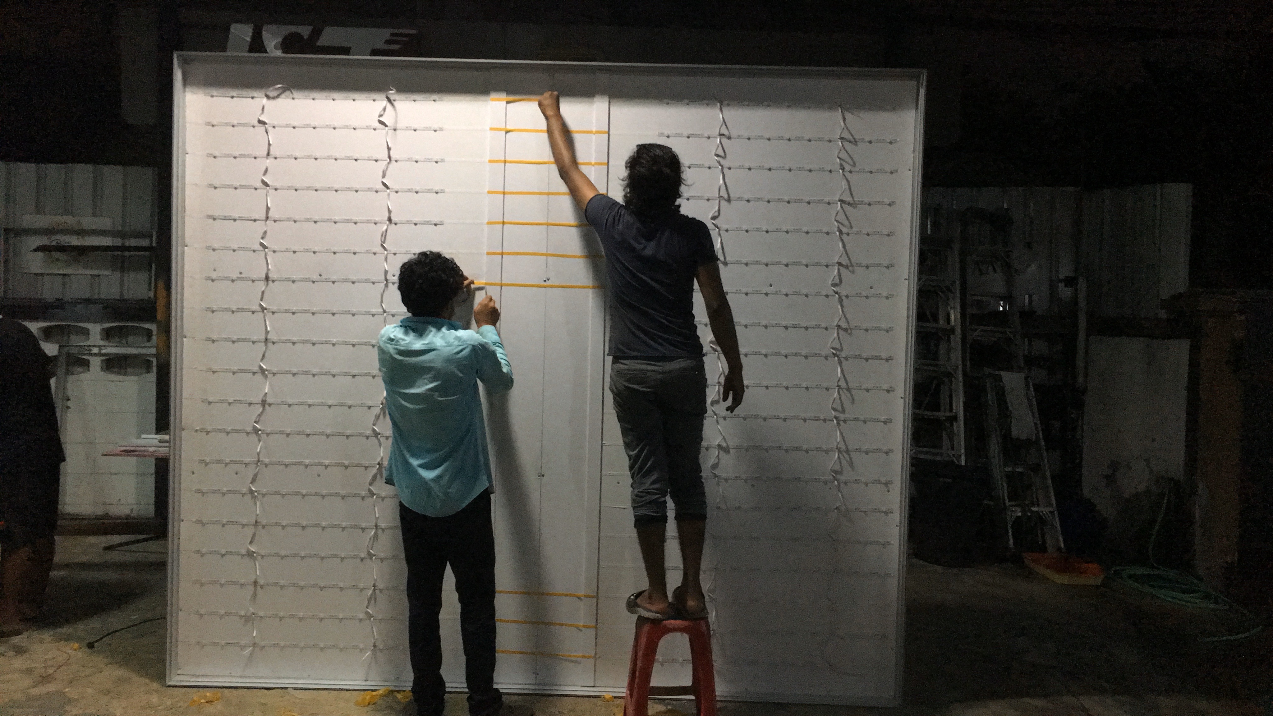 กล่องไฟสำหรับยึดผ้า3P Fabric Lightbox UV ป้ายไฟบาง Slim Light Box 6cm.