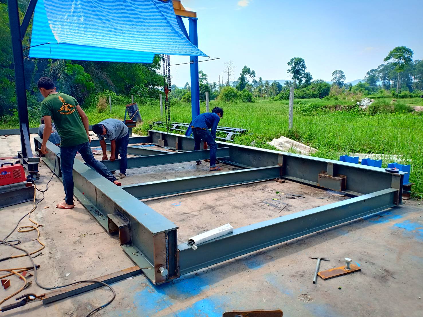 Galaxy Truck scale เครื่องชั่งรถบรรทุกพิกัด80ตัน ขนาด3x18เมตร เครื่องชั่งรถบรรทุก80ตัน